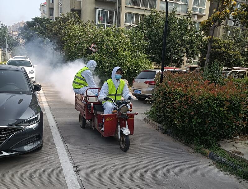 濮陽小區(qū)防疫消毒